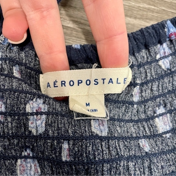 Aeropostale Blue Patterned Short and Tank Set - Picture 6 of 11